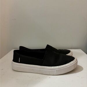 Black Slip-On Sneakers
